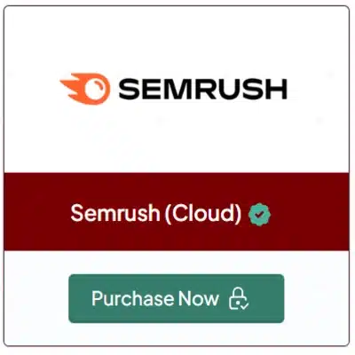 Semrush (Cloud) – Complete SEO & Digital Marketing Intelligence