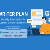 Writer Plan – Monthly Subscription for Content Creators & Writers